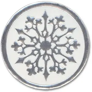 H1126, Holiday Envelope Seals - Silver Foil Seals