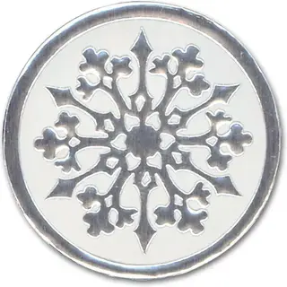 H1126, Holiday Envelope Seals - Silver Foil Seals