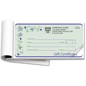 Gift Certificate Books, Spring Bouquet