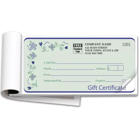 Gift Certificate Books, Spring Bouquet