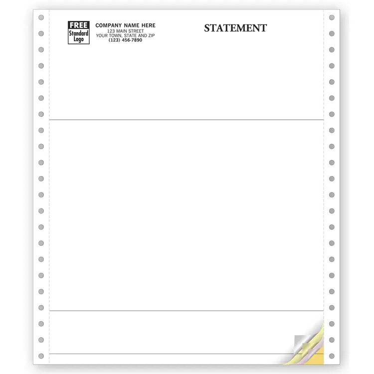 Continuous Multipurpose Form, 3-Part