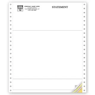 Continuous Multipurpose Form, 3-Part