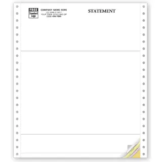 Continuous Multipurpose Form, 3-Part