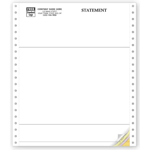 Continuous Multipurpose Form, 3-Part