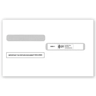 W-2 Tax Env - Double-Window 