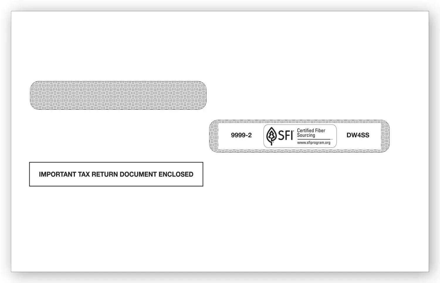 W-2 Tax Envelopes - Double-Window, Self-Seal