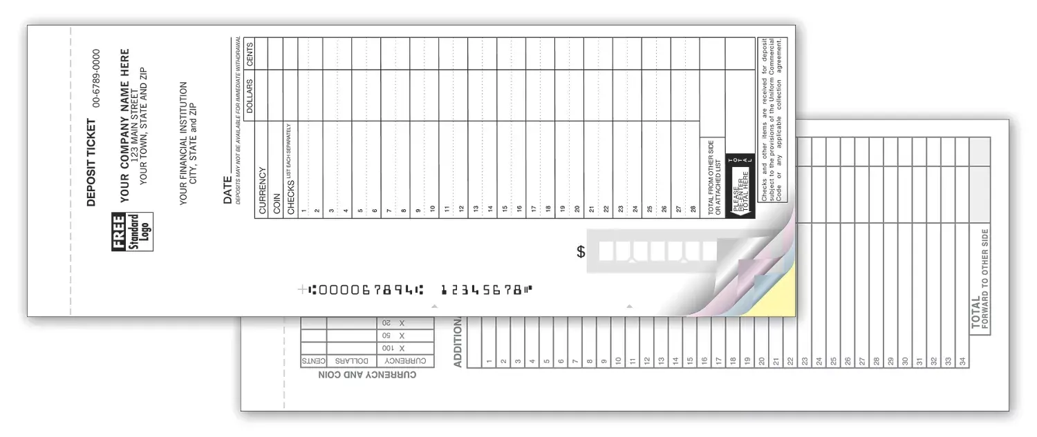 Deposit Tickets