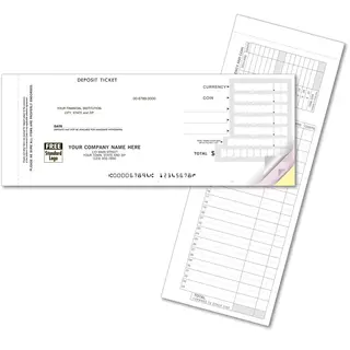 Deposit Ticket Books - Quick Entry
