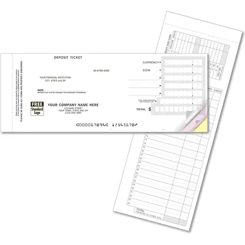 Deposit Ticket Books - Quick Entry