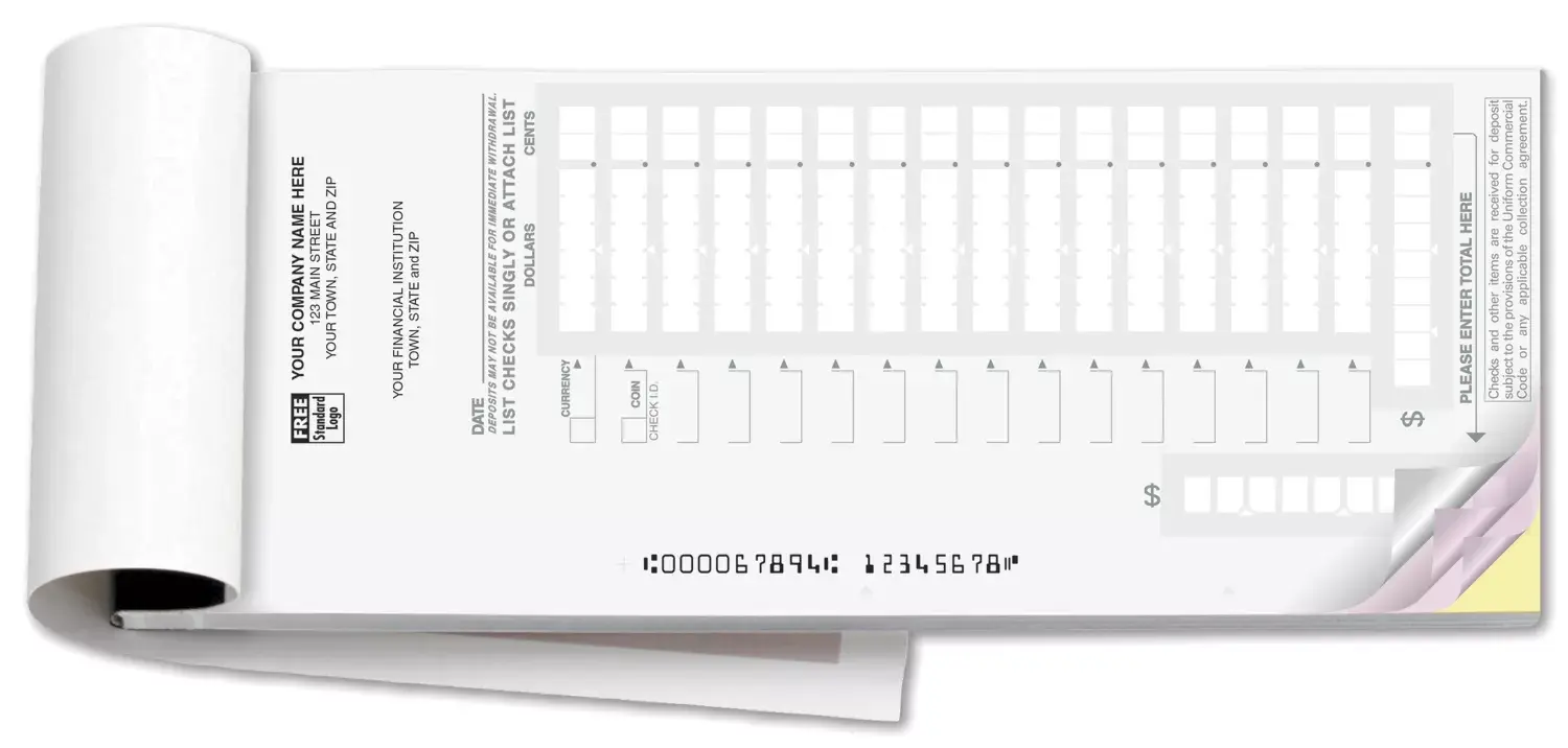Deposit Ticket Books - Easy Scan