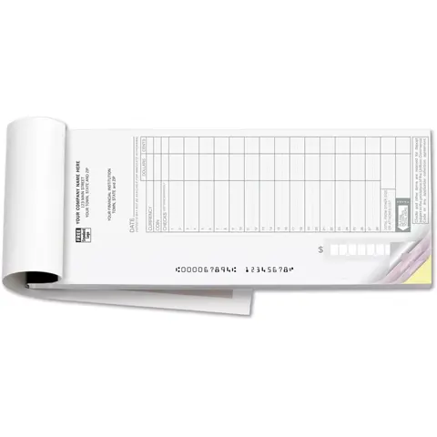 Deposit Ticket Books - Max. Entry