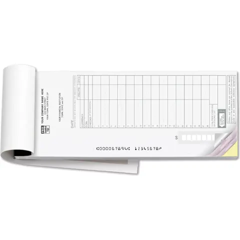 Deposit Ticket Books - Max. Entry