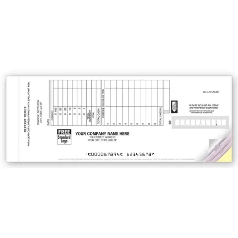 Deposit Ticket Books - Retail