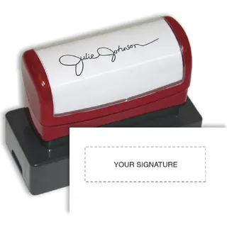 Custom Signature Stamps - Pre-Inked