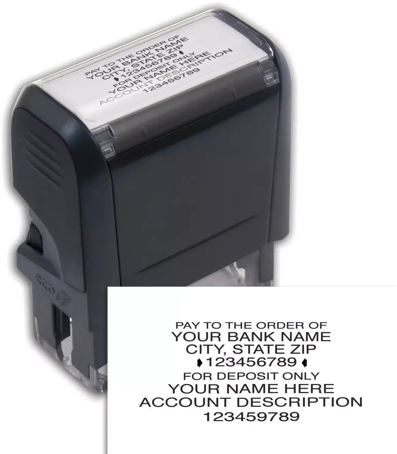 Bank Endorsement Stamp - Self-Inking