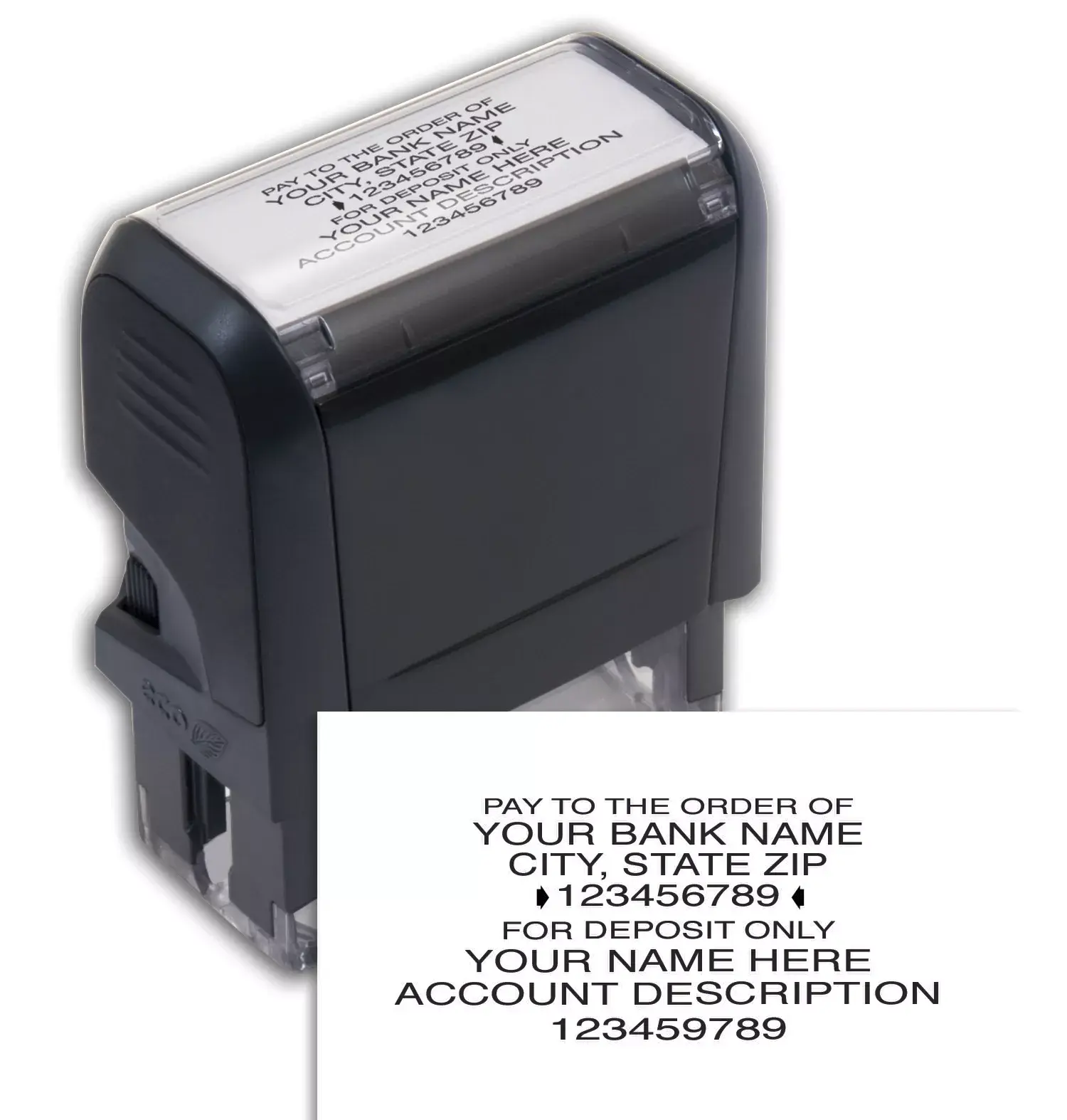 Bank Endorsement Stamp - Self-Inking