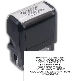 Bank Endorsement Stamp - Self-Inking