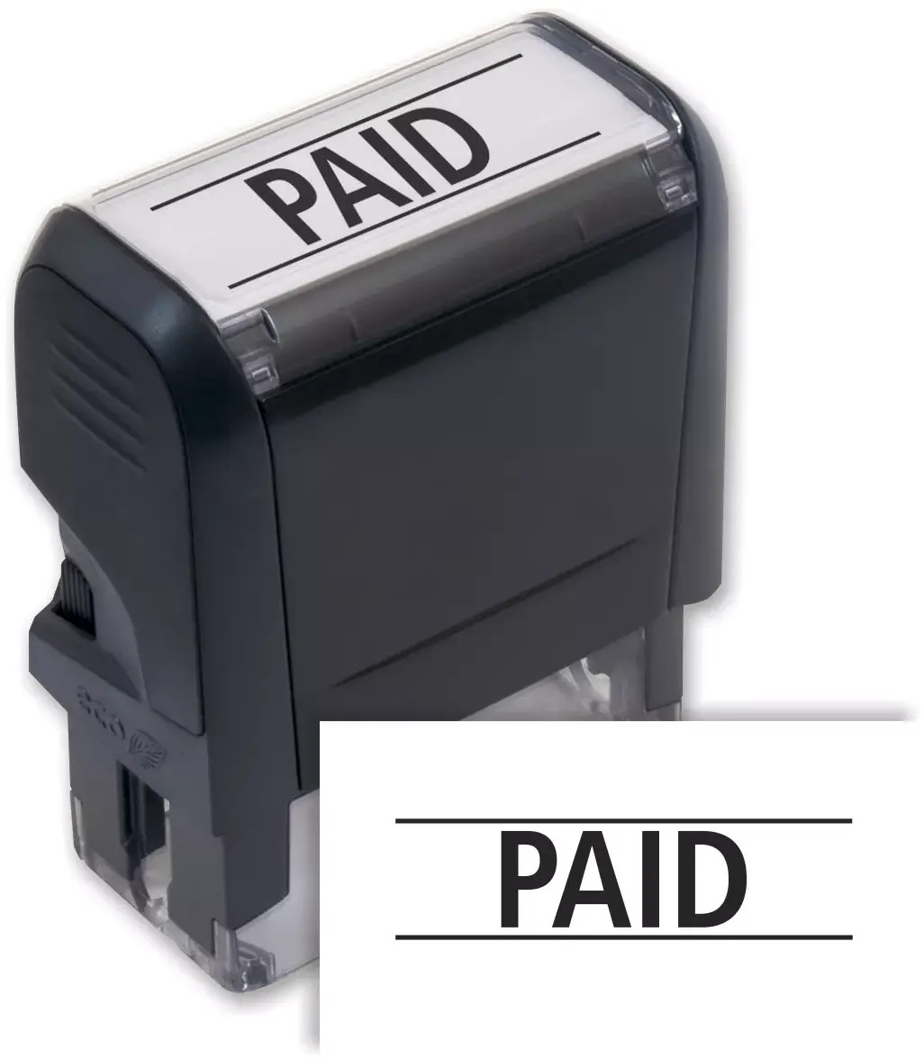 103002, Paid Stamp - Self-Inking