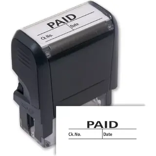 103006, Paid w/ boxes Stamp - Self-Inking