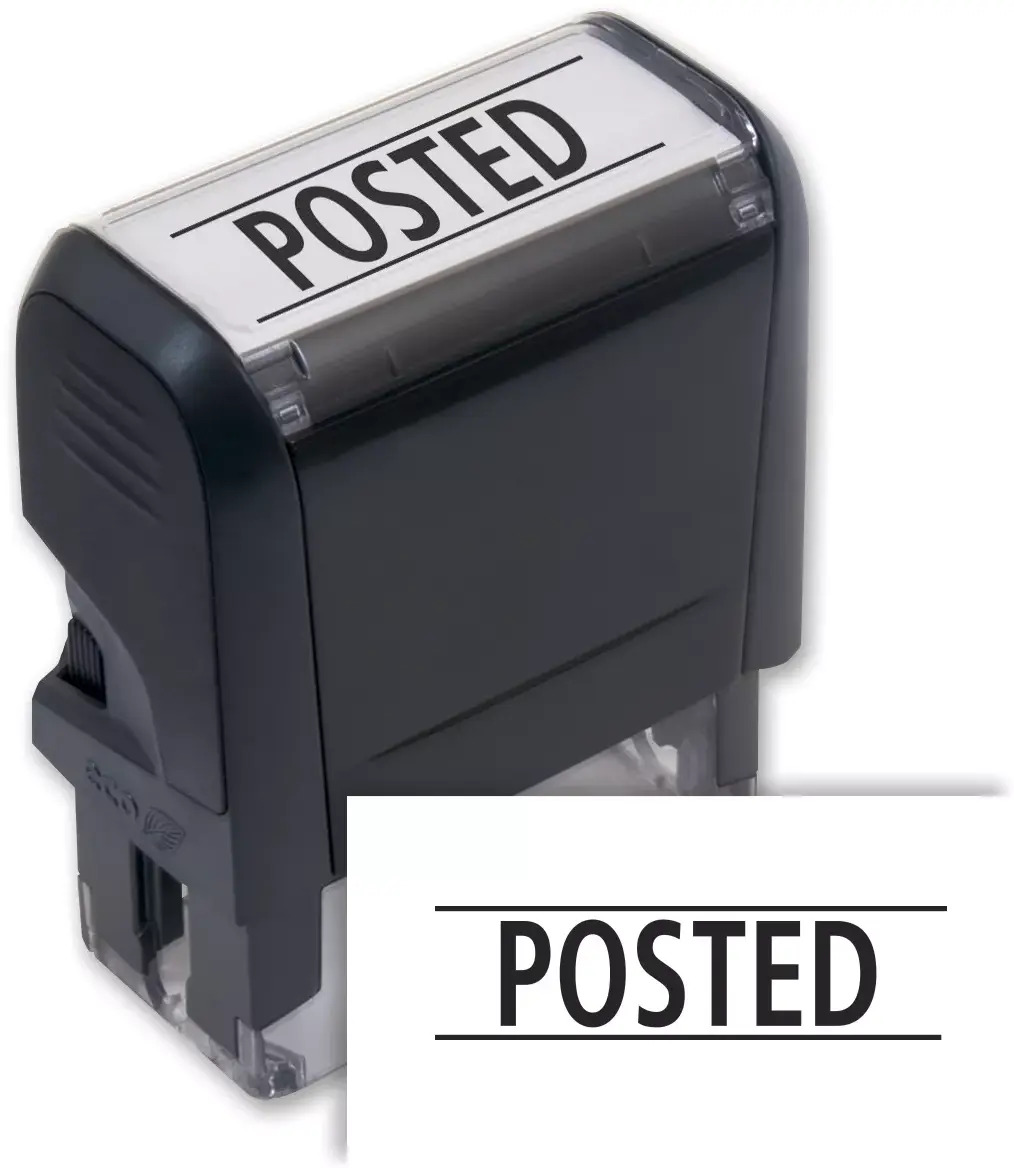 103008, Posted Stamp - Self-Inking