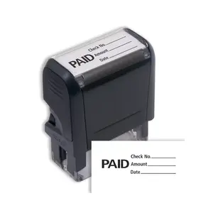 103010, Paid w/ lines Stamp - Self-Inking