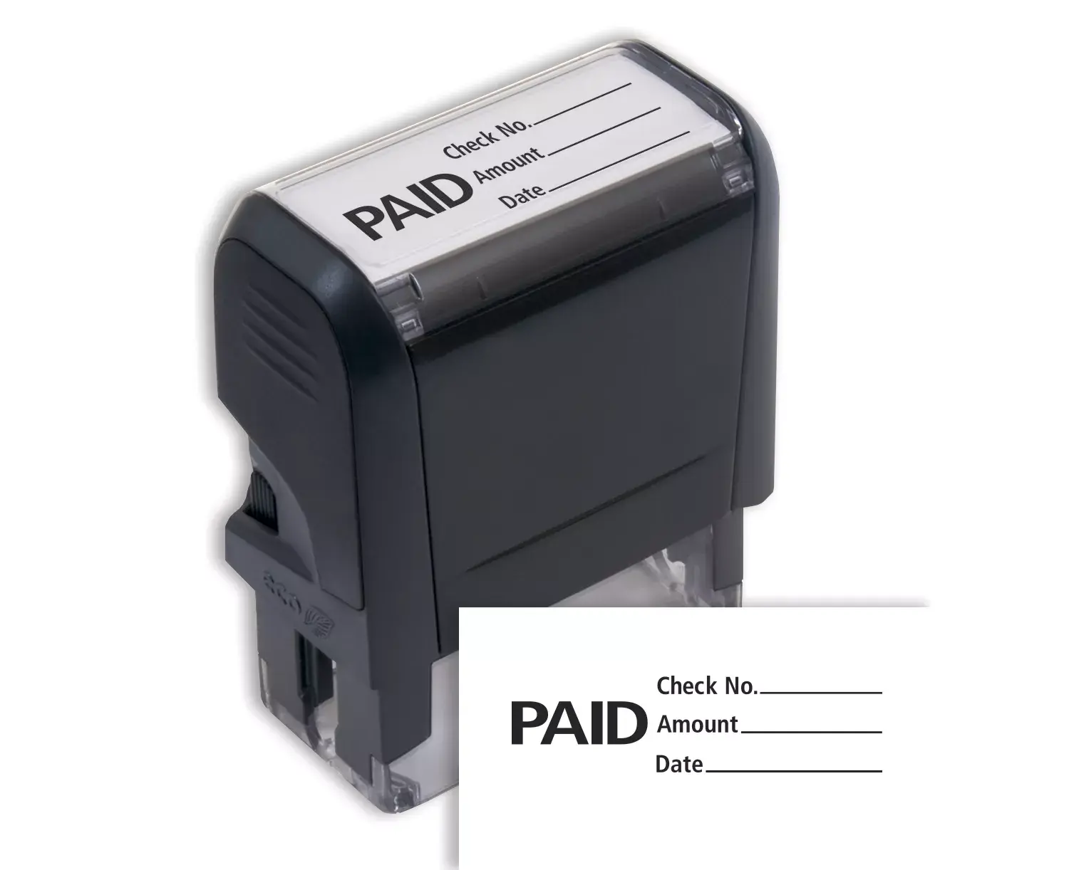 103010, Paid w/ lines Stamp - Self-Inking