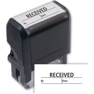 103034, Received w/ boxes Stamp - Self-Inking