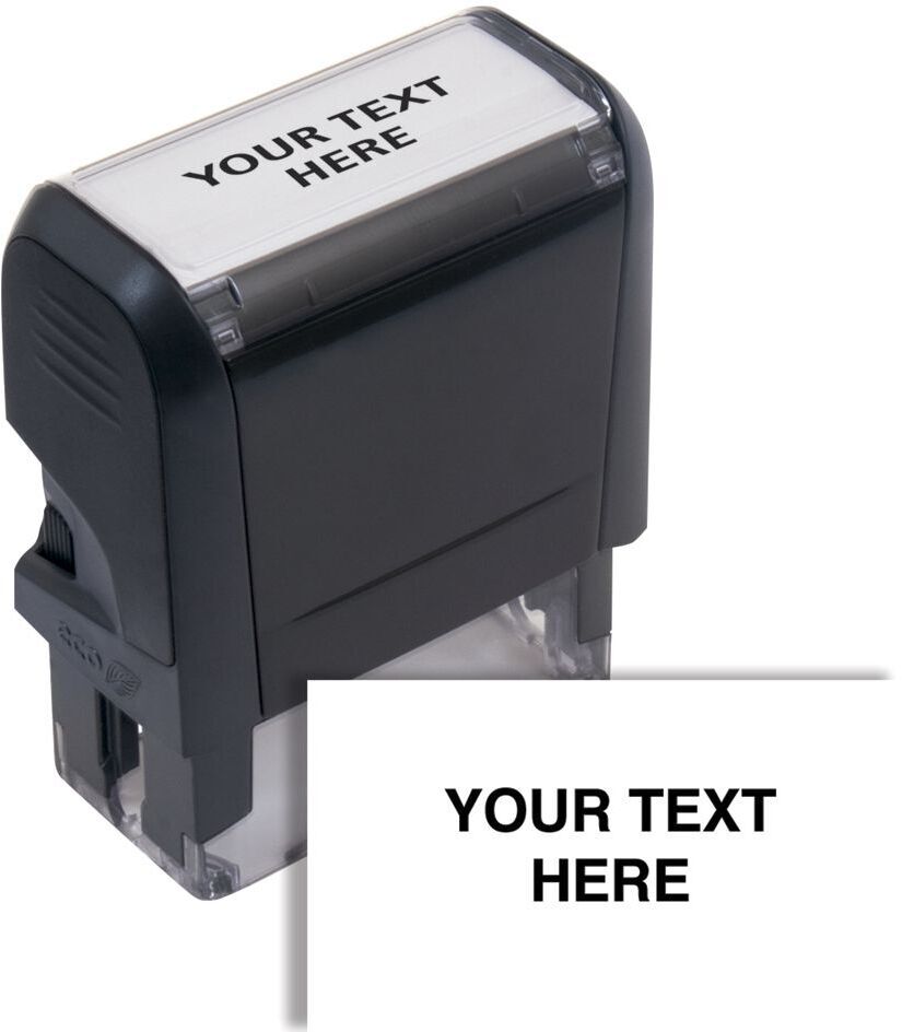 103046, Design Your Own Stock Stamp, Small - Self-Inking