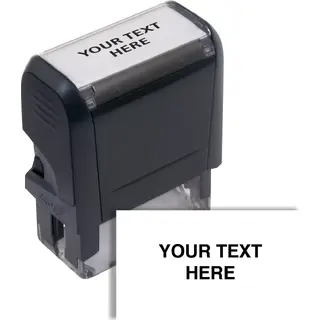 103046, Design Your Own Stock Stamp, Small - Self-Inking