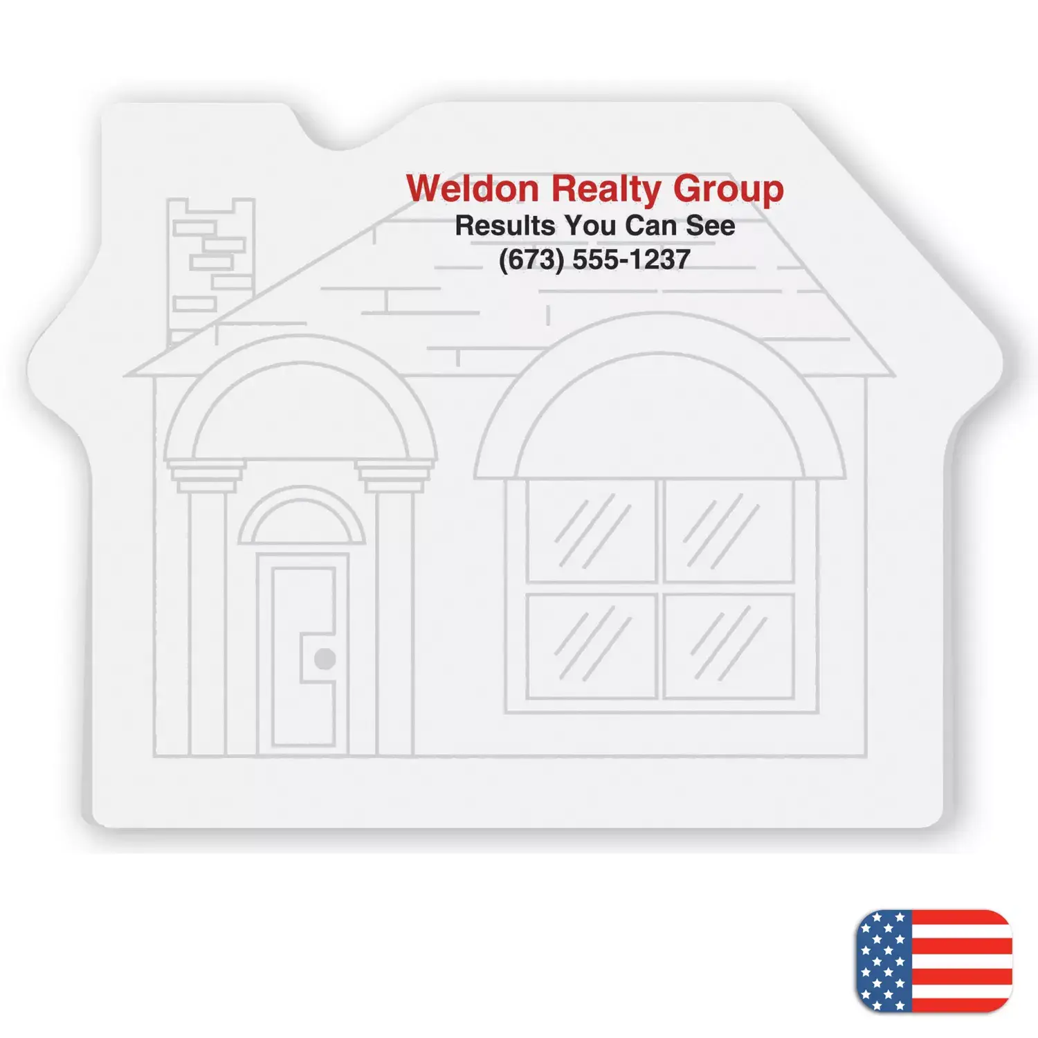 House Shaped Sticky Notepads