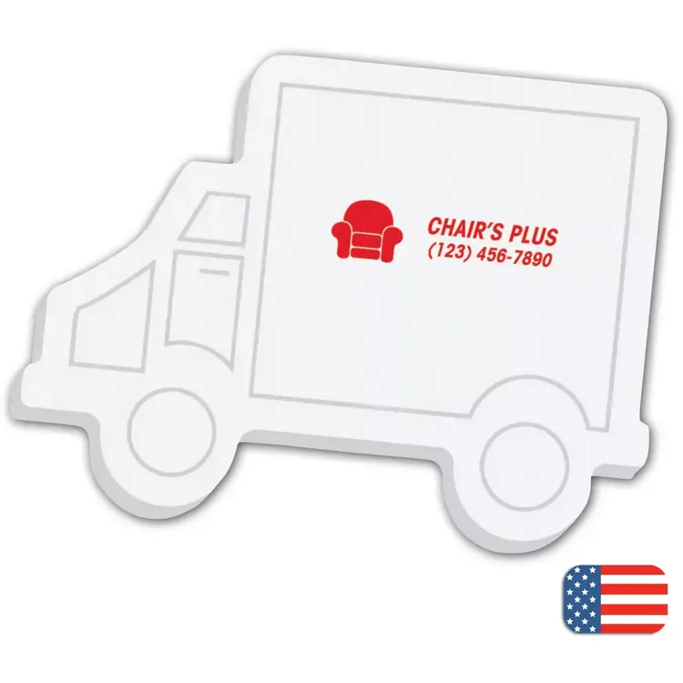 Truck Shaped Sticky Notepads 