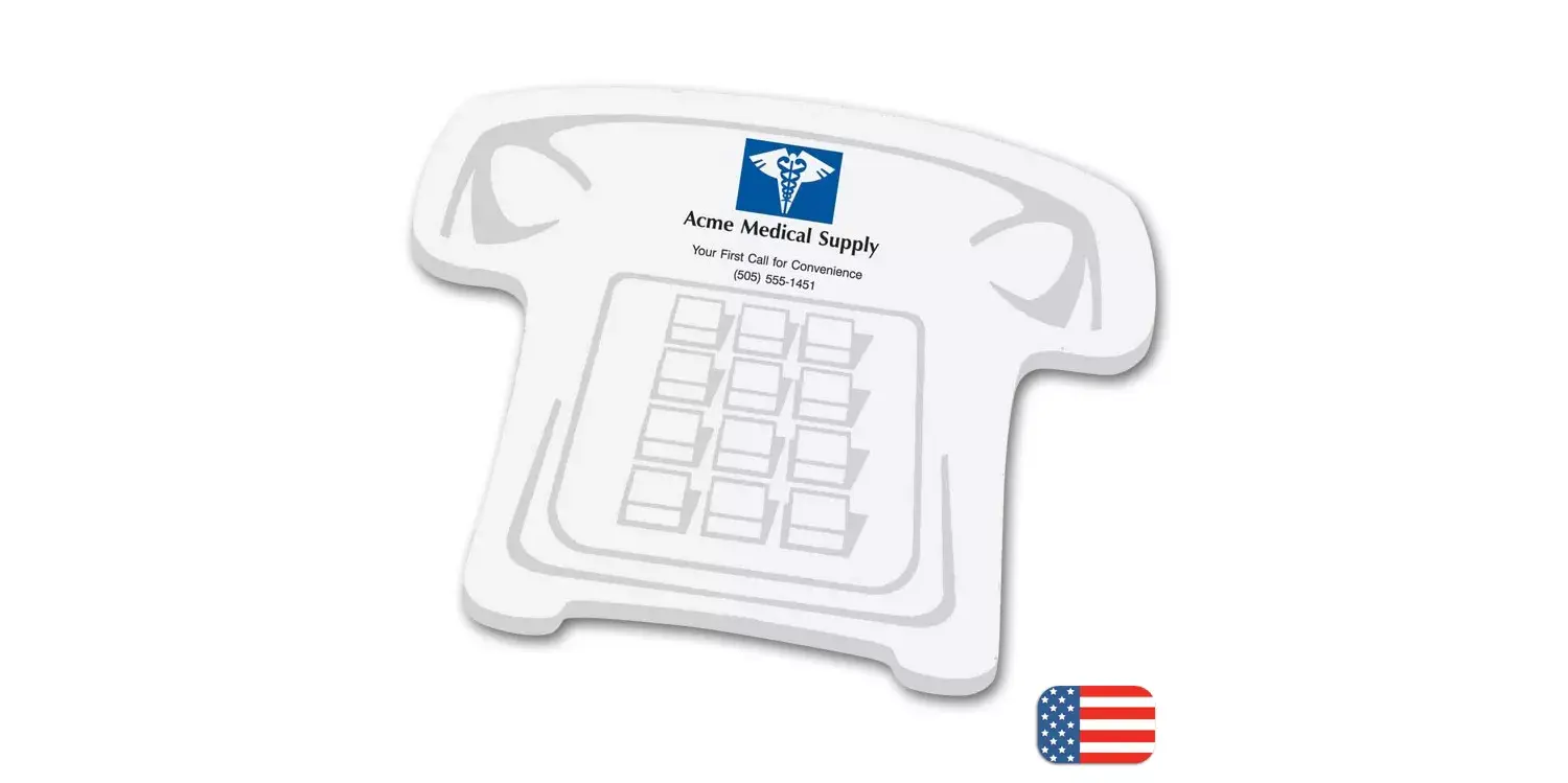 Phone Shaped Sticky Notepads