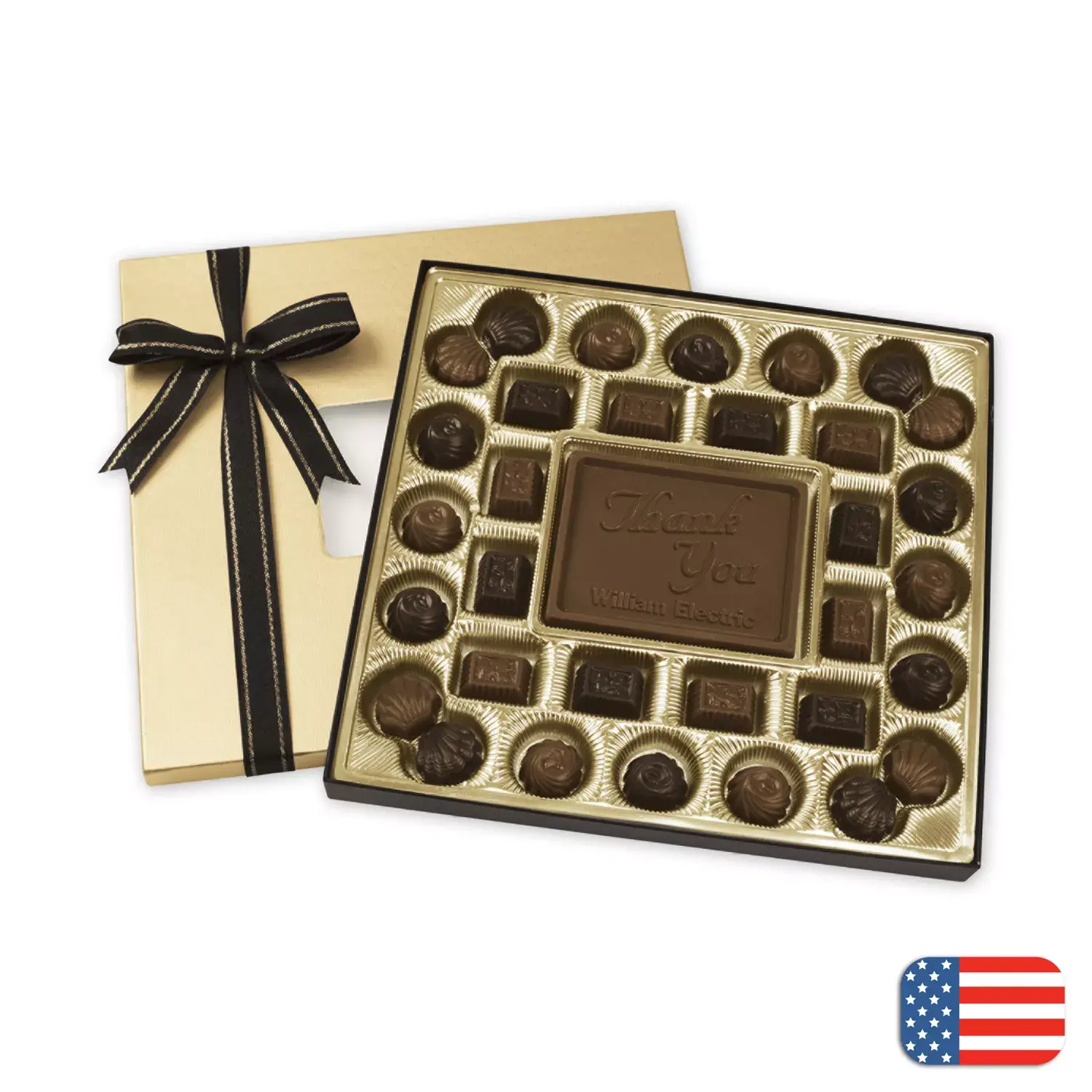 Medium Holiday Chocolate Gift Boxes: Truffles