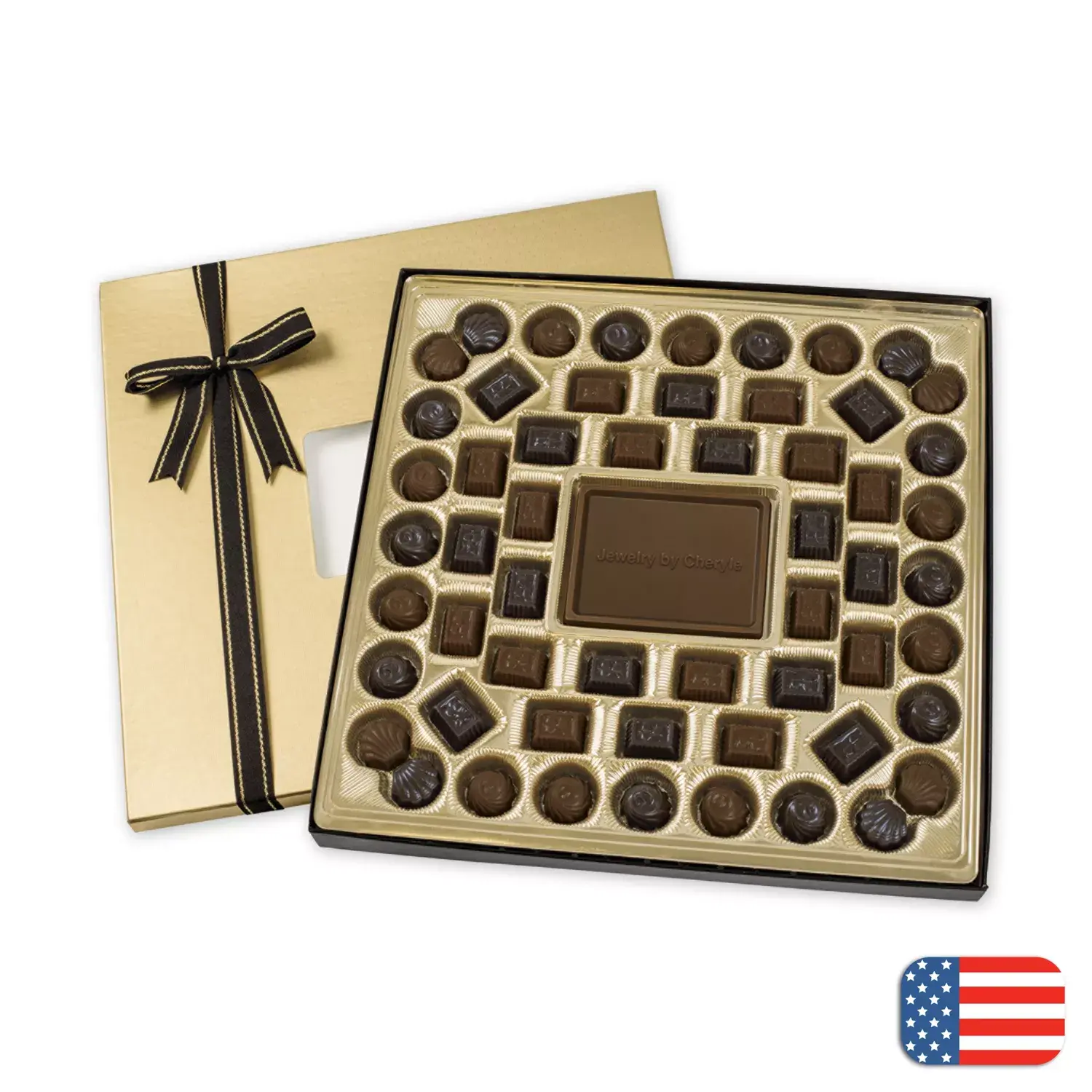 Large Holiday Chocolate Gift Boxes: Truffles