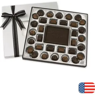 Medium Holiday Chocolate Gift Box: Truffles
