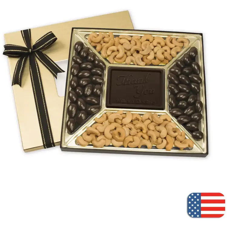 Personalized Chocolate Almonds & Cashews