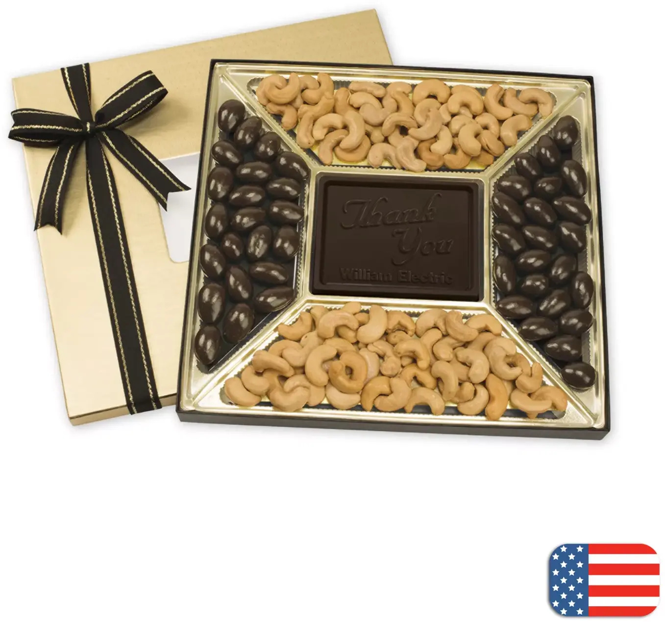 Personalized Chocolate Almonds & Cashews