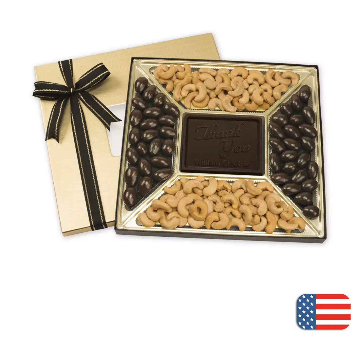 Personalized Chocolate Almonds & Cashews