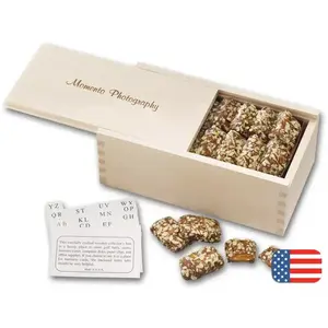 Business Gifts - Butter Toffee Wooden Collector's Box 