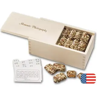 Business Gifts - Butter Toffee Wooden Collector's Box 