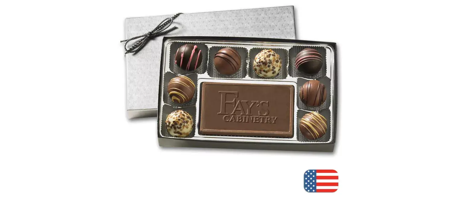 Gourmet Chocolate Truffles Gift Box 