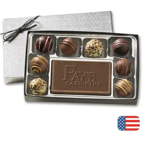 Gourmet Chocolate Truffles Gift Box 