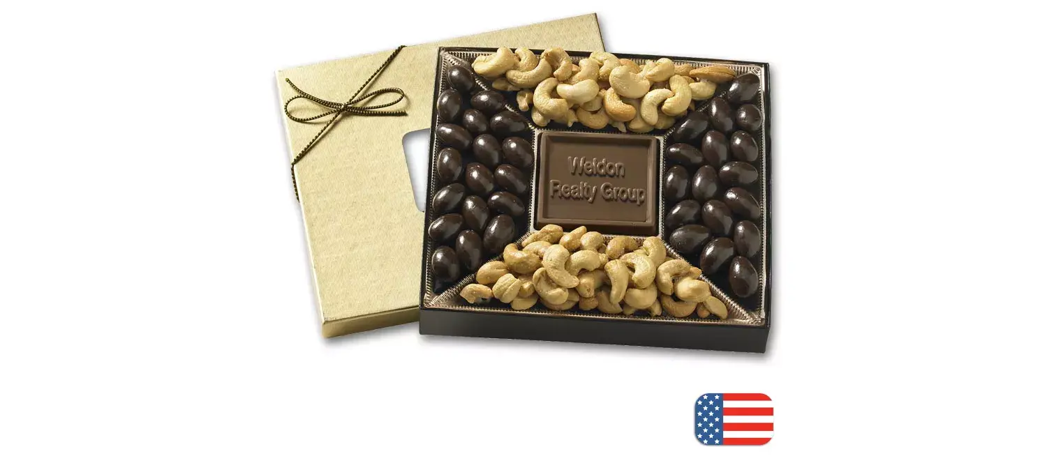 Custom Holiday Gifts - Chocolates & Nuts