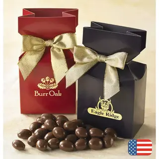 Chocolate Almonds in Custom Printed Bags
