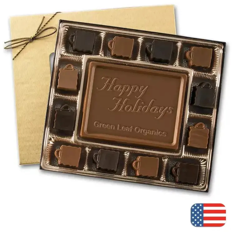 Milk Chocolate Retail Truffles Gift Boxes