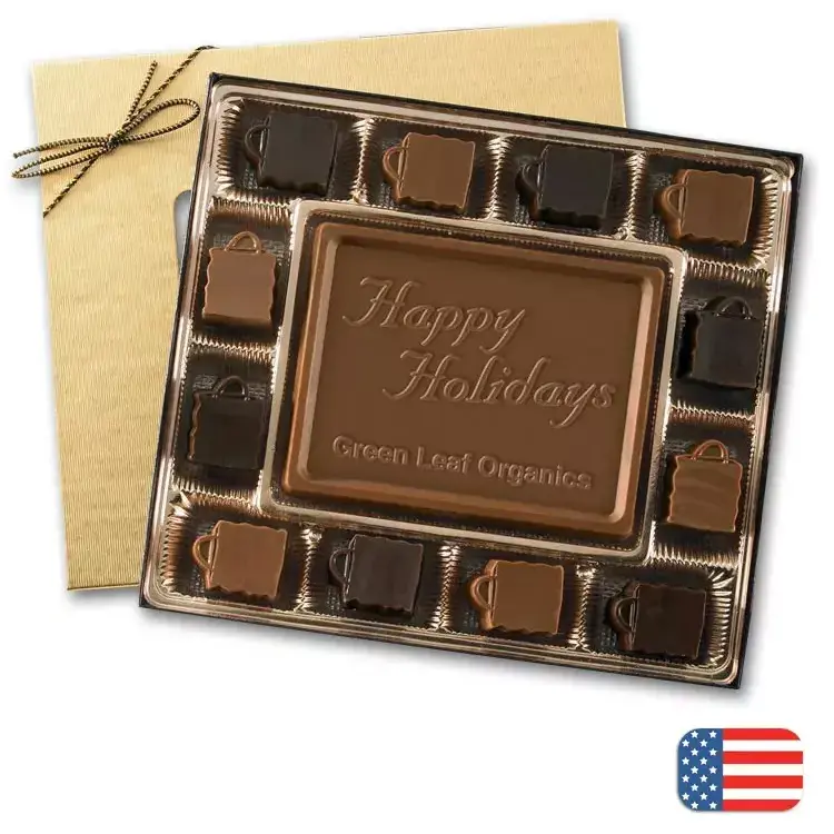 Milk Chocolate Retail Truffles Gift Boxes
