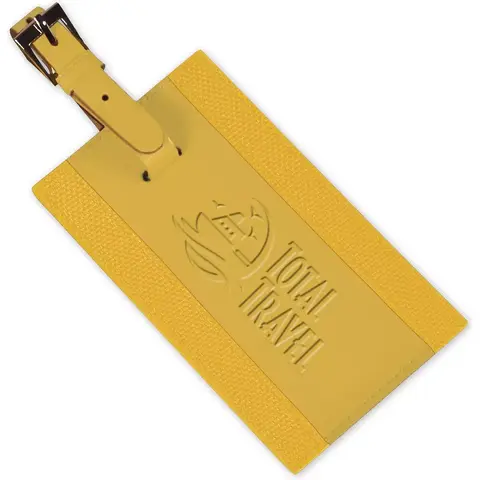 109456, Personalized Leather Luggage Tags