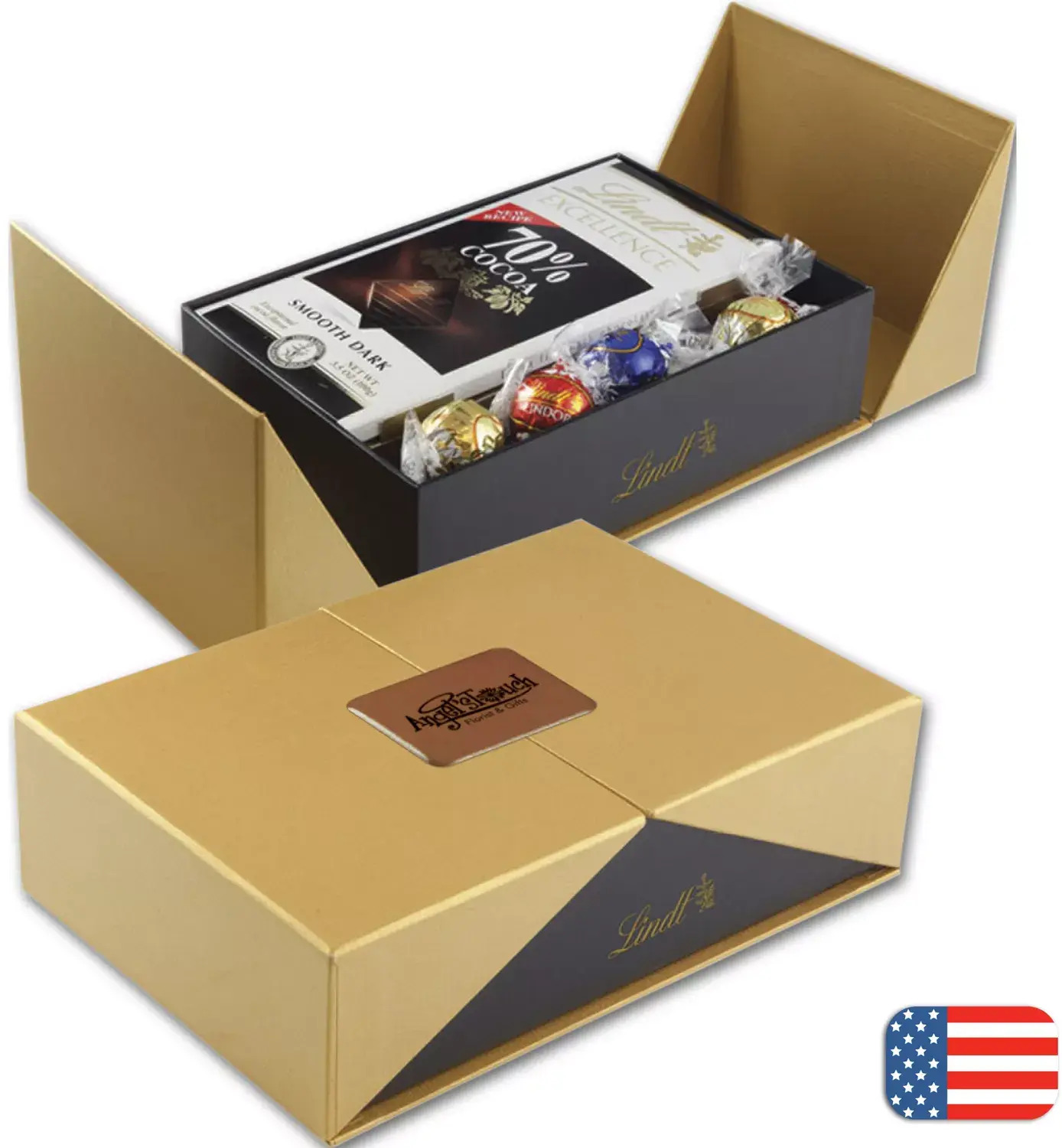 109738, Golden Box of Lindt Sweets