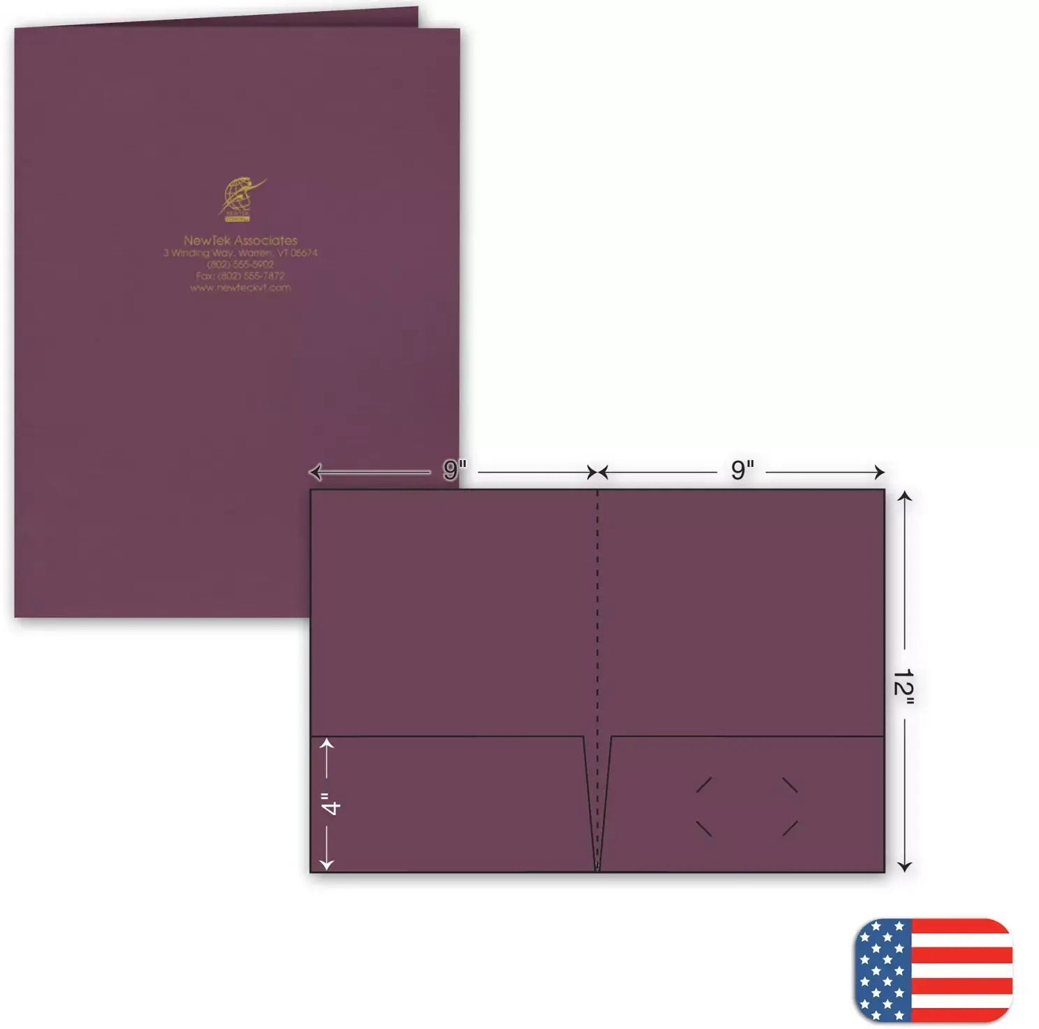 Tag Stock Presentation Folders