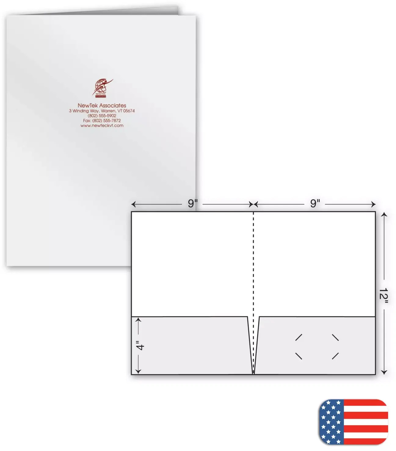 Custom Printed Presentation Folders